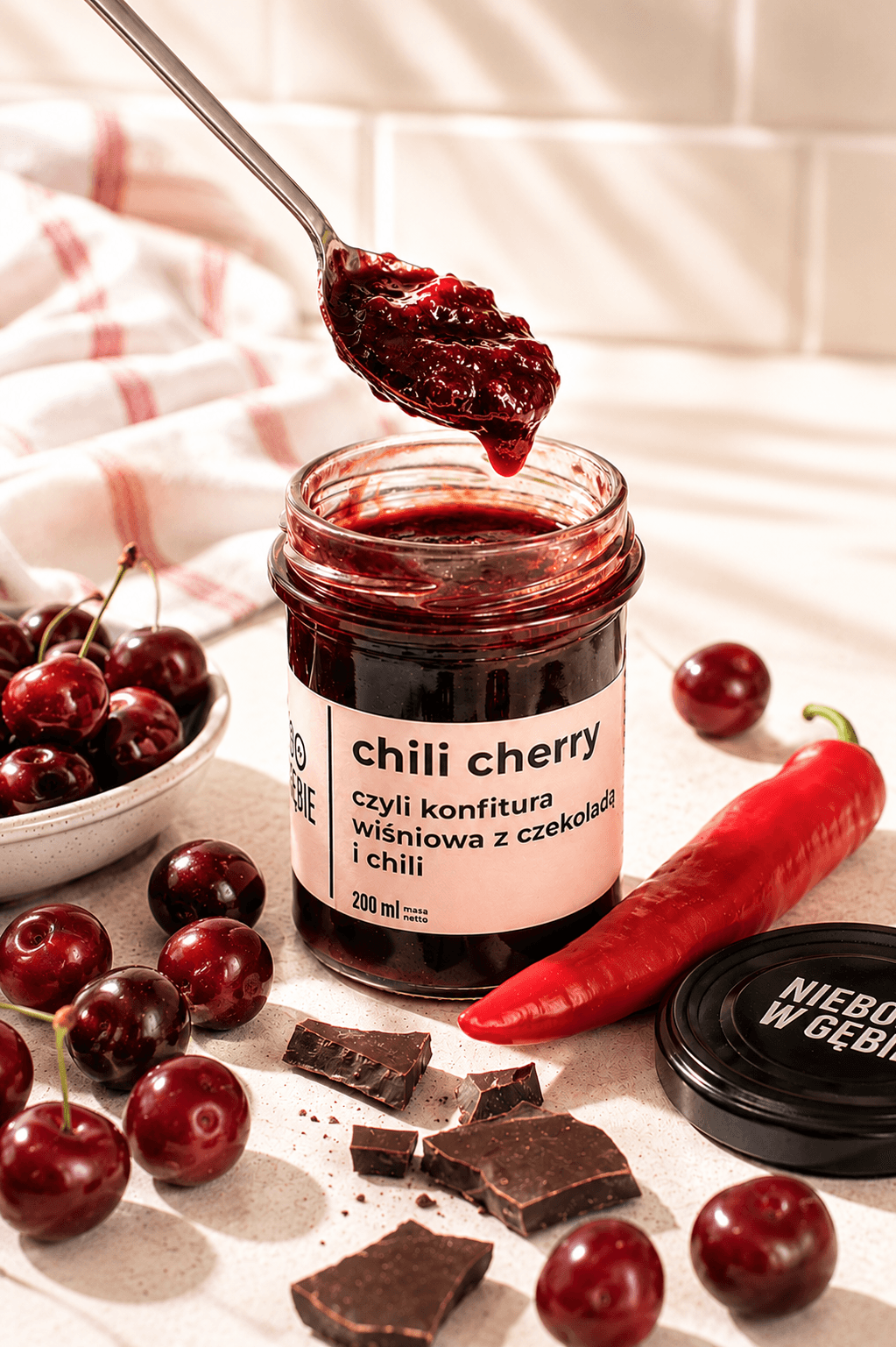 Chili Cherry – konfitura wiśniowa z czekoladą i chili - View 1