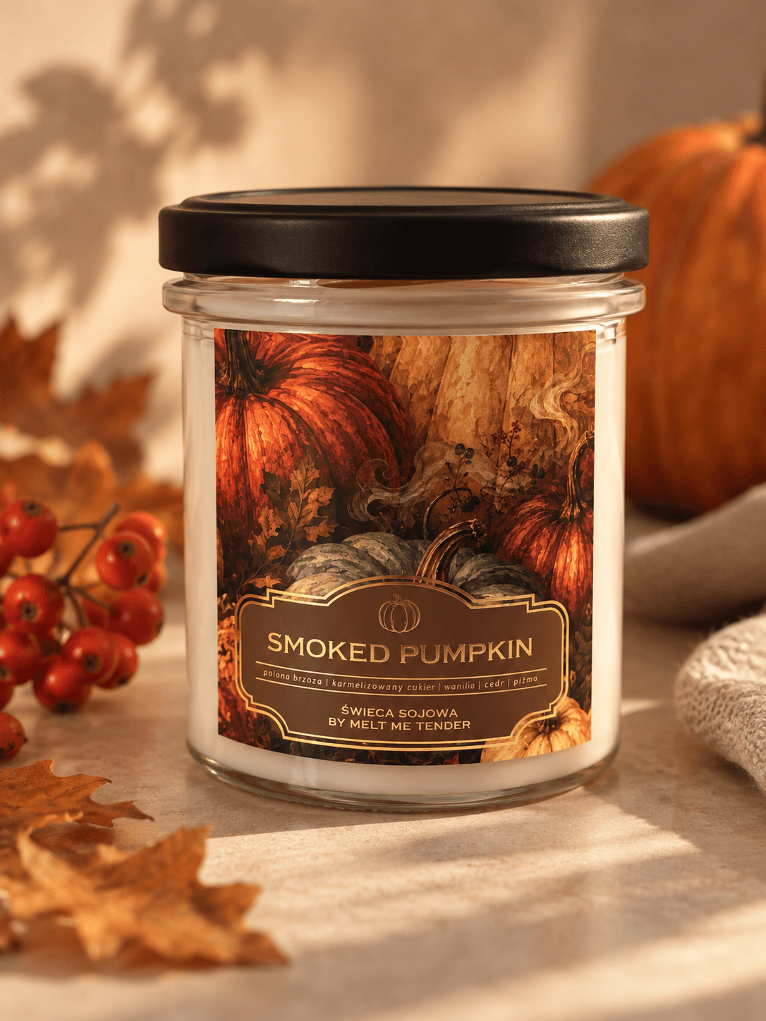 Świeca sojowa Smoked Pumpkin - View 1